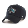 '47 BRAND San Jose Sharks 47 Brand NHL Clean Up Adjustable Hat -The Hockey Shop 47 brand hats san jose sharks 47 brand nhl clean up adjustable hat black osfm 29022878597186
