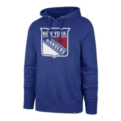 '47 BRAND New York Rangers 47 Brand Imprint Headline Pullover Mens Hoody