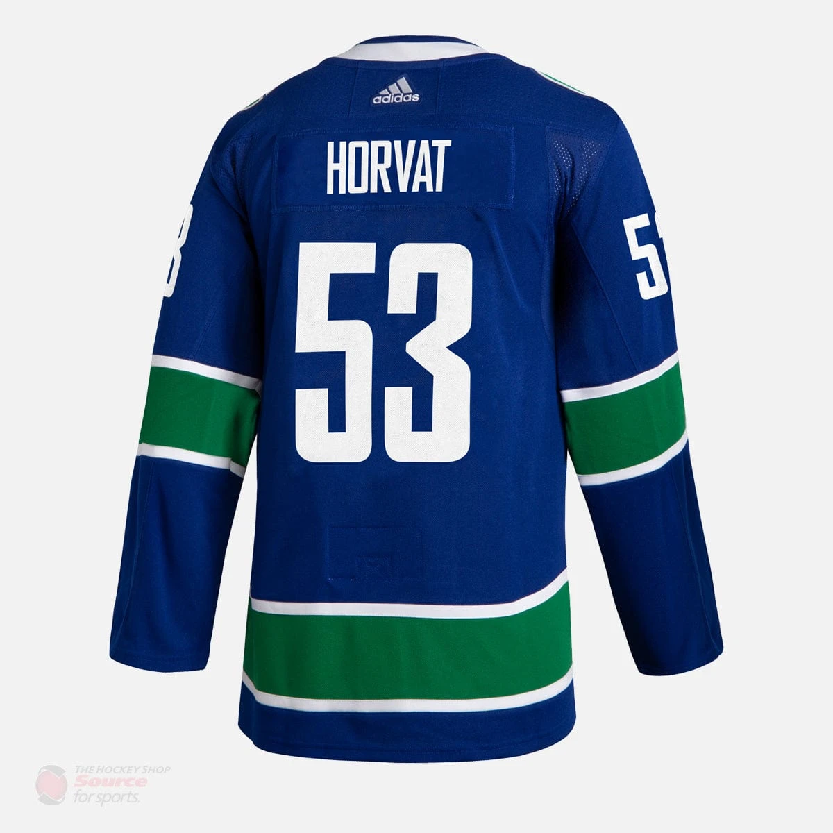 Vancouver Canucks Home Adidas Authentic Senior Jersey - Bo Horvat 5 Vancouver Canucks Home Adidas Authentic Senior Jersey - Bo Horvat - Image 3
