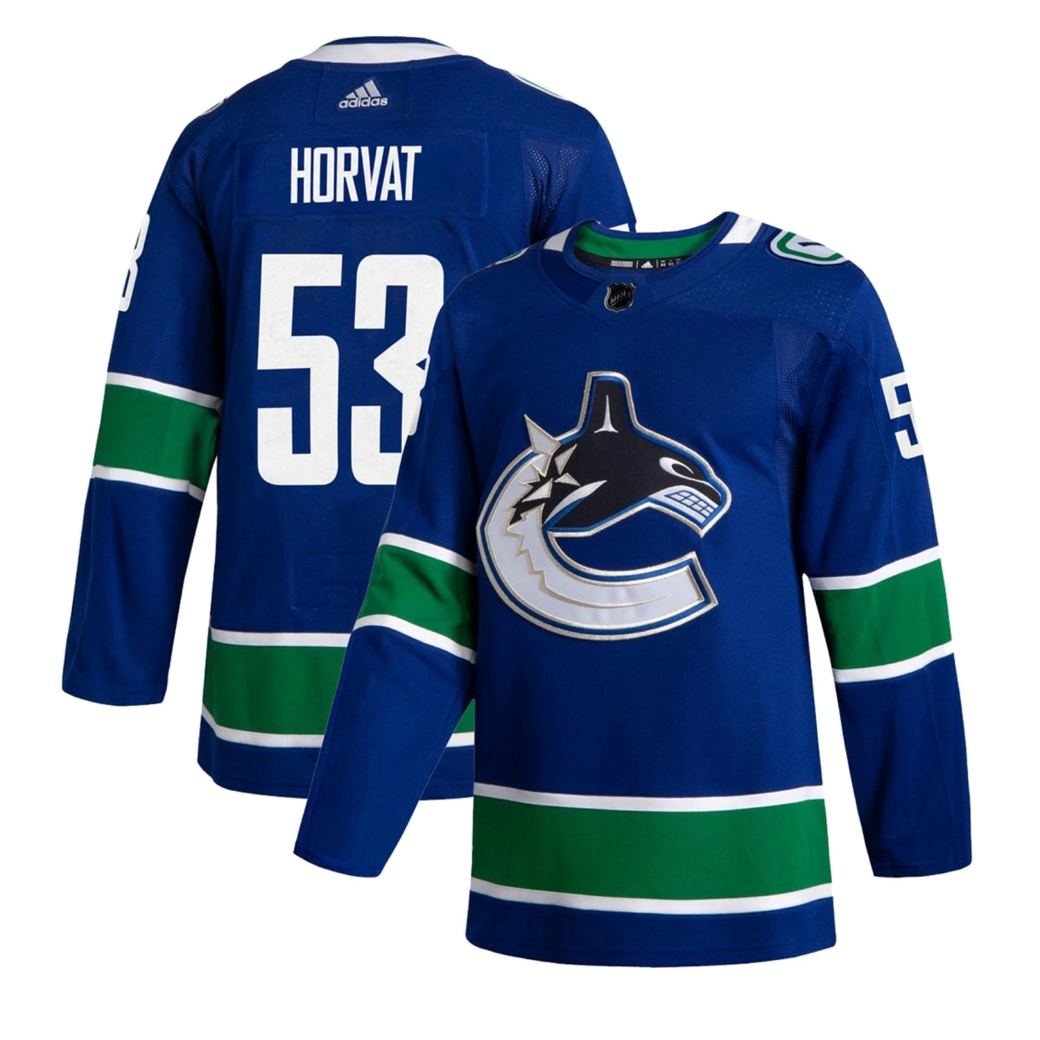 Vancouver Canucks Home Adidas Authentic Senior Jersey - Bo Horvat 3 Vancouver Canucks Home Adidas Authentic Senior Jersey - Bo Horvat