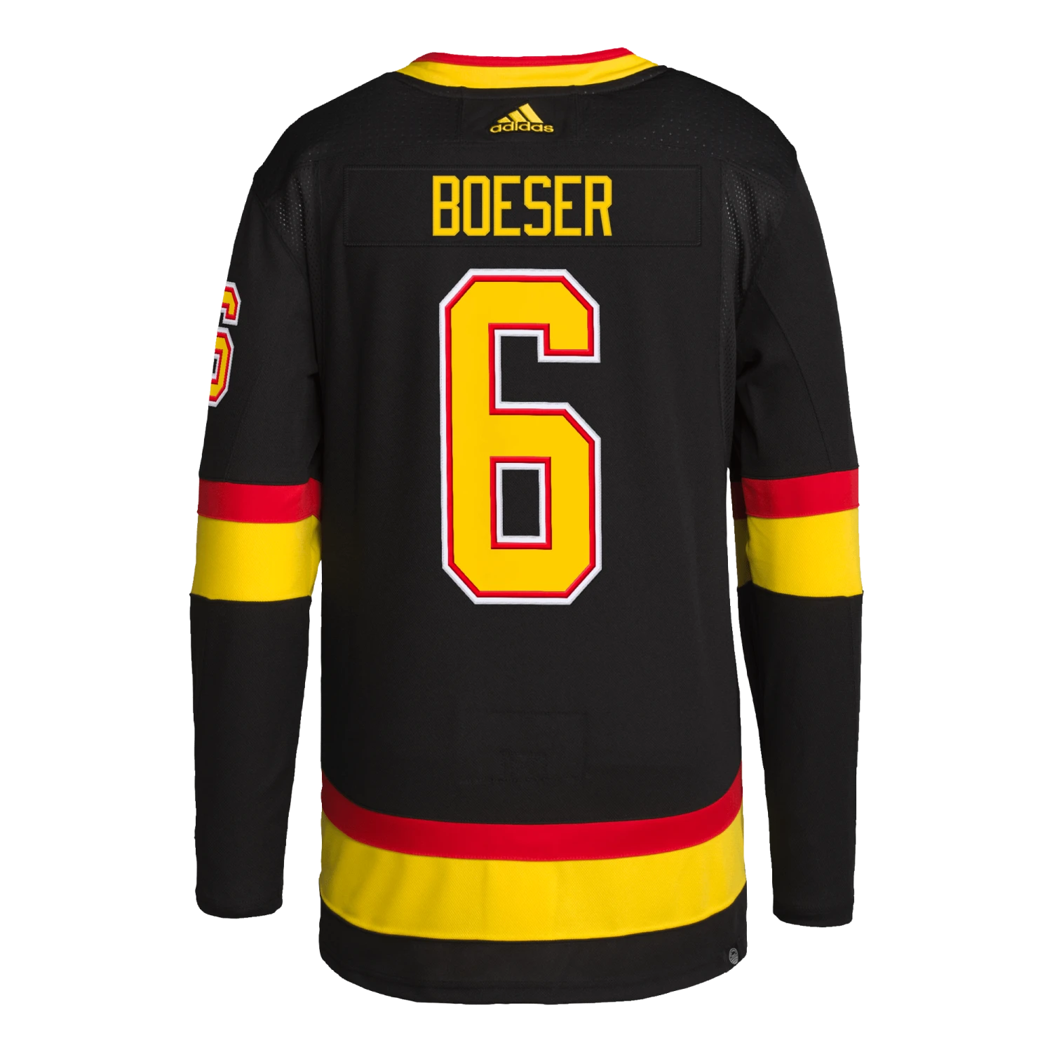 Vancouver Canucks Skate Adidas PrimeGreen Senior Jersey - Brock Boeser 3 Vancouver Canucks Skate Adidas PrimeGreen Senior Jersey - Brock Boeser