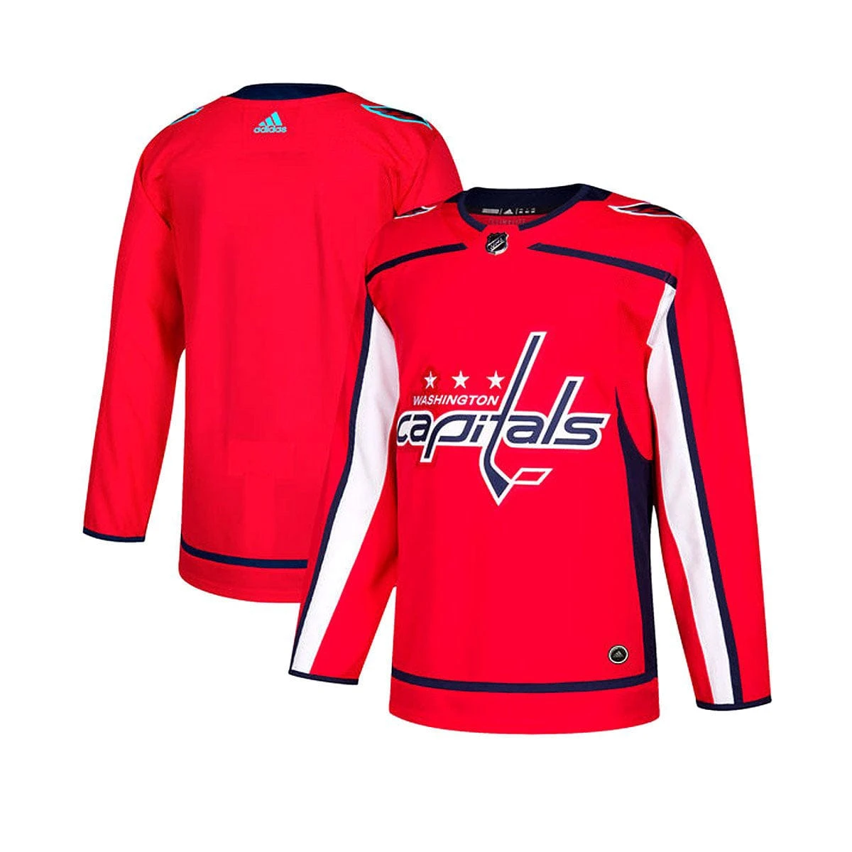 Washington Capitals Home Adidas Authentic Senior Jersey 3 Washington Capitals Home Adidas Authentic Senior Jersey