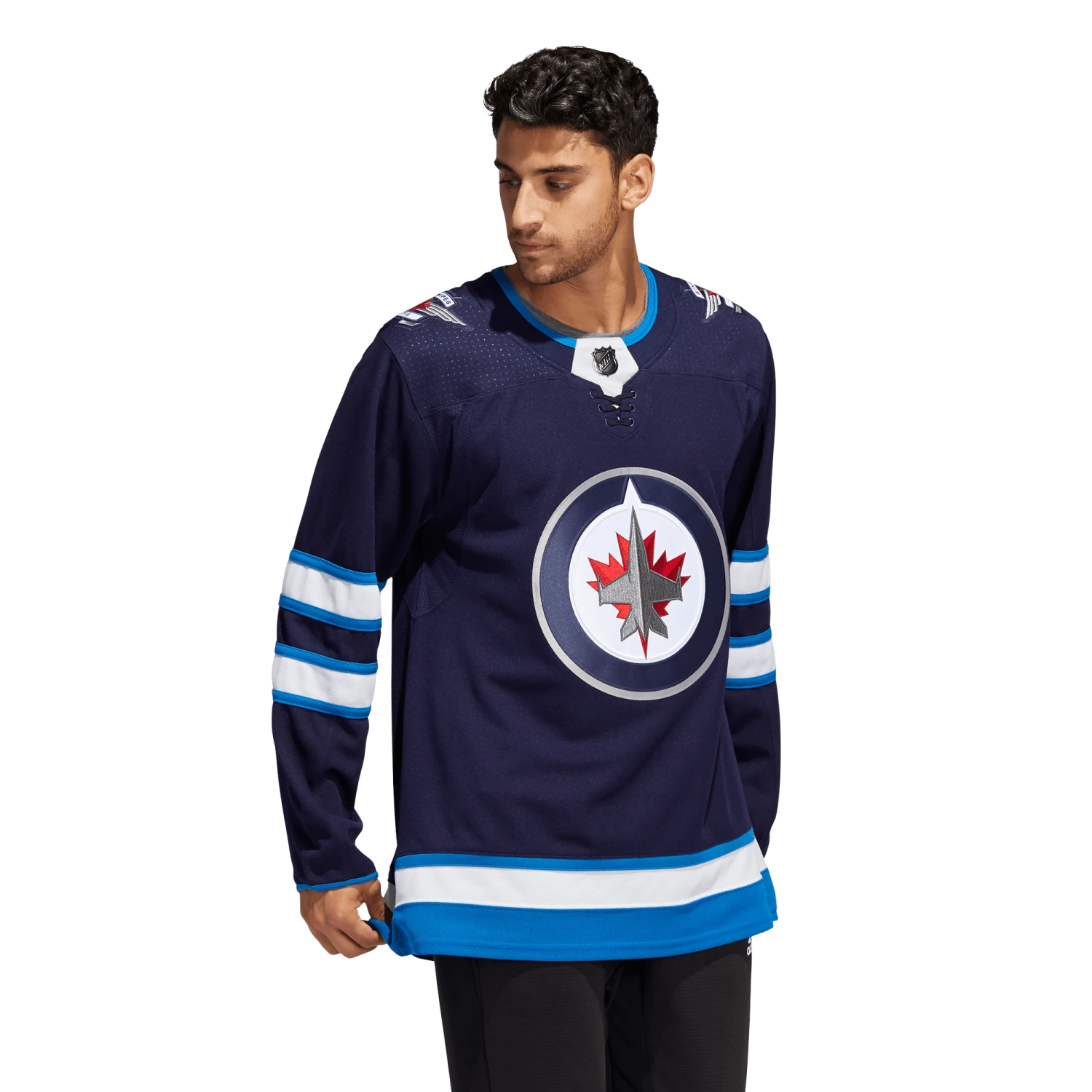 Winnipeg Jets Home Adidas PrimeGreen Senior Jersey 4 Winnipeg Jets Home Adidas PrimeGreen Senior Jersey - Image 2