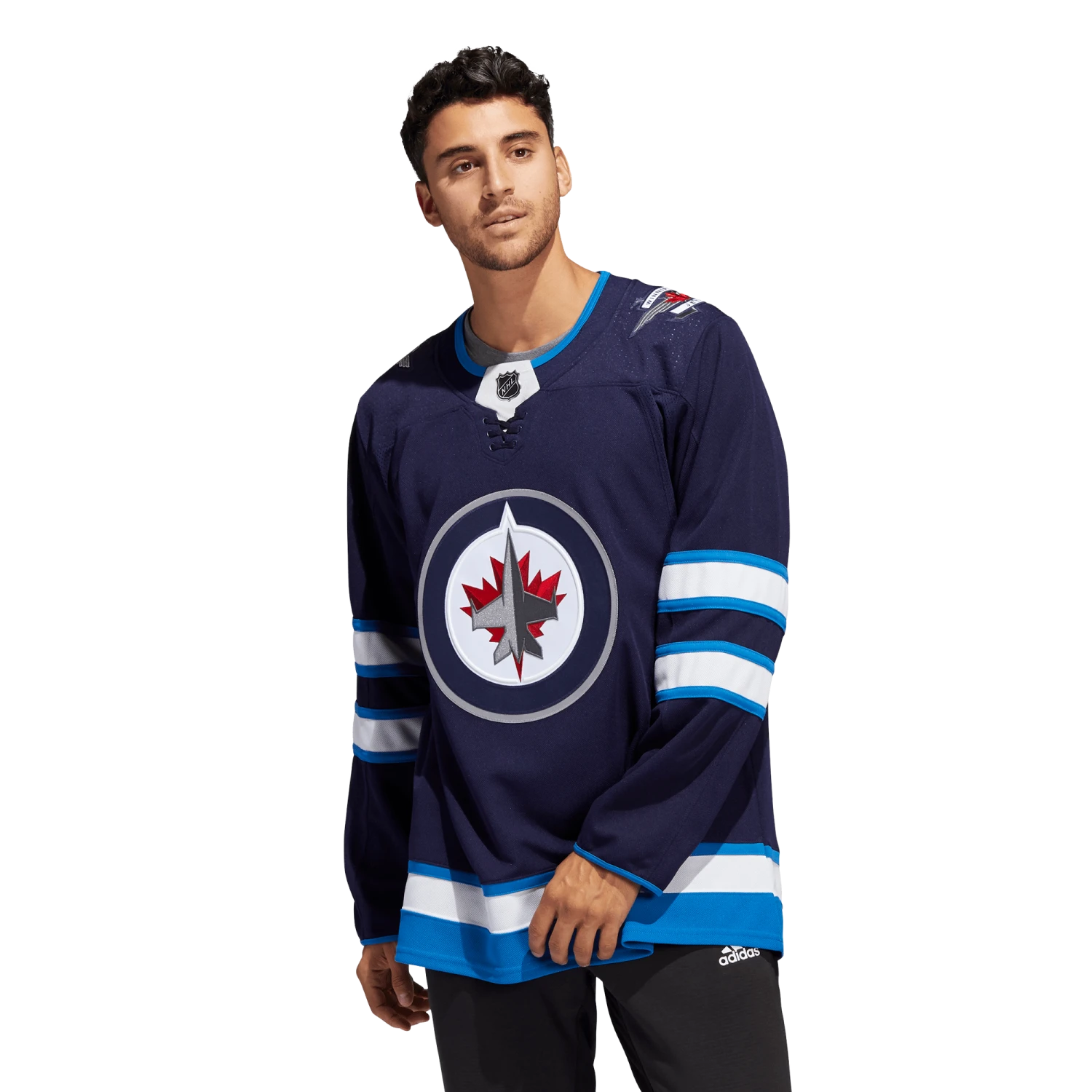 Winnipeg Jets Home Adidas PrimeGreen Senior Jersey 5 Winnipeg Jets Home Adidas PrimeGreen Senior Jersey - Image 3