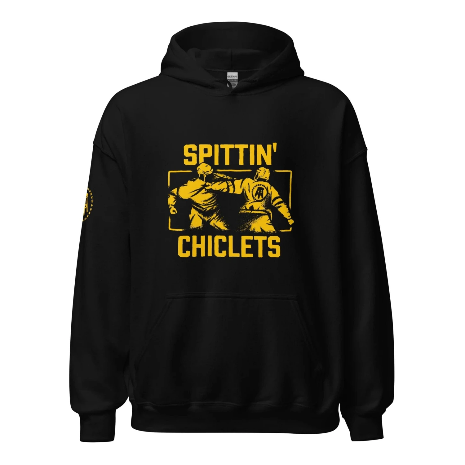 Spittin' Chiclets Fighter Mens Hoody 3 Spittin' Chiclets Fighter Mens Hoody