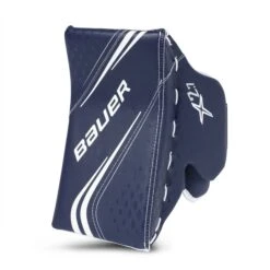 Bauer Vapor X2.7 Junior Goalie Blocker -The Hockey Shop bauer blockers bauer vapor x2 7 junior goalie blocker navy regular 28741218631746