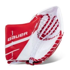 Bauer Supreme 3S Senior Goalie Catcher -The Hockey Shop bauer catchers bauer supreme 3s senior goalie catcher white red regular 28743621410882
