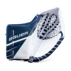 Bauer Supreme UltraSonic Senior Goalie Catcher -The Hockey Shop bauer catchers bauer supreme ultrasonic senior goalie catcher white blue regular 28743622000706