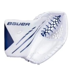 Bauer Vapor HyperLite Senior Goalie Catcher -The Hockey Shop bauer catchers bauer vapor hyperlite senior goalie catcher white blue regular 28761772851266