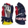 Bauer Supreme M3 Senior Hockey Gloves -The Hockey Shop bauer gloves bauer supreme m3 senior hockey gloves navy red white 14 30400463601730
