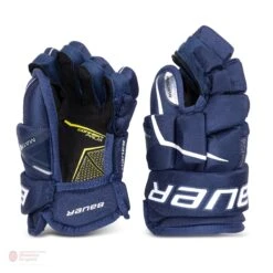 Bauer Supreme Matrix Junior Hockey Gloves (2021) -The Hockey Shop bauer gloves bauer supreme matrix junior hockey gloves navy 10 28743840464962