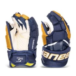 Bauer Supreme Matrix Junior Hockey Gloves -The Hockey Shop bauer gloves bauer supreme matrix junior hockey gloves navy gold 11 30597289672770
