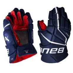 Bauer Vapor 3X Intermediate Hockey Gloves -The Hockey Shop bauer gloves bauer vapor 3x intermediate hockey gloves navy 12 29160828698690