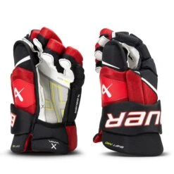 Bauer Vapor Shift Pro Senior Hockey Gloves -The Hockey Shop bauer gloves bauer vapor shift pro senior hockey gloves black red 14 30209317142594