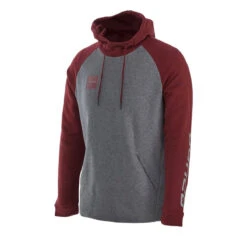 The Hockey Shop -The Hockey Shop bauer hoodies bauer square mens hoodie burgundy grey xxl 28744118632514