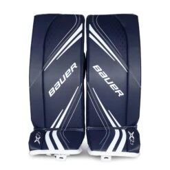 Bauer Vapor X2.7 Junior Goalie Leg Pads -The Hockey Shop bauer leg pads bauer vapor x2 7 junior goalie leg pads navy m 28 28744286142530