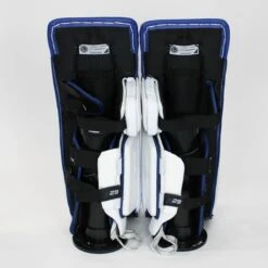 Bauer Supreme S29 Intermediate Goalie Leg Pads - Demo -The Hockey Shop bauer leg pads demo bauer supreme s29 intermediate goalie leg pads demo white blue l 32 15202048409666