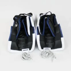 Bauer Supreme S29 Intermediate Goalie Leg Pads - Demo -The Hockey Shop bauer leg pads demo bauer supreme s29 intermediate goalie leg pads demo white blue l 32 15202048442434