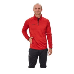Bauer Vapor Fleece Senior 1/4 Zip Jacket -The Hockey Shop bauer quarter zips bauer vapor fleece senior 1 4 zip jacket red xs 28744285388866