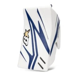 Brian's OPTiK X2 Senior Goalie Blocker -The Hockey Shop brian s blockers brian s optik x2 senior goalie blocker white blue regular 28741221515330