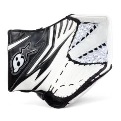 Brian's OPTiK 2 Pro Senior Goalie Catcher -The Hockey Shop brian s catchers brian s optik 2 pro senior goalie catcher white black regular intermediate palm 28743618232386