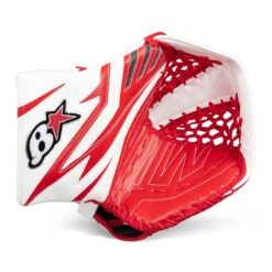 Brian's OPTiK 2 Pro Senior Goalie Catcher -The Hockey Shop brian s catchers brian s optik 2 pro senior goalie catcher white red regular 28743618330690