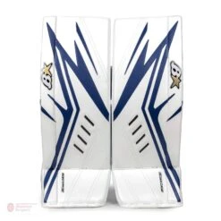 Brian's OPTiK X2 Intermediate Goalie Leg Pads -The Hockey Shop brian s leg pads brian s optik x2 intermediate goalie leg pads white blue 30 1 28744290926658