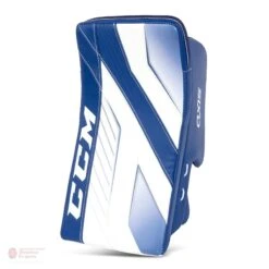 CCM Axis Senior Goalie Blocker -The Hockey Shop ccm blockers ccm axis senior goalie blocker white blue regular 28741225054274