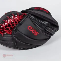 CCM Axis Senior Goalie Catcher - 600 Break Angle 17 CCM Axis Senior Goalie Catcher - 600 Break Angle -The Hockey Shop ccm catchers ccm axis senior goalie catcher 600 break angle black red black regular 14364028665922
