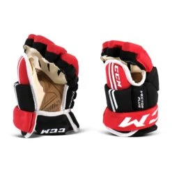 CCM Tacks Vector Plus Junior Hockey Gloves -The Hockey Shop ccm gloves ccm tacks vector plus junior hockey gloves black red white 10 30214049660994