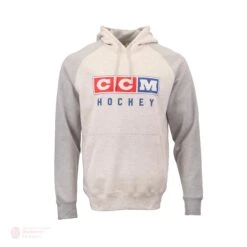 CCM Classic Fleece Mens Hoodie -The Hockey Shop ccm hoodies ccm classic fleece mens hoodie oatmeal heather s 28758920724546