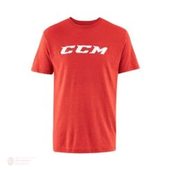 CCM Logo ID Mens Shortsleeve Shirt -The Hockey Shop ccm shirts ccm logo id mens shortsleeve shirt red white s 28744393785410