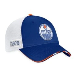 Edmonton Oilers Fanatics Authentic Pro Draft Structured Trucker Hat -The Hockey Shop fanatics hats edmonton oilers fanatics authentic pro draft structured trucker hat osfa 29395761266754