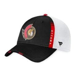 Ottawa Senators Fanatics Authentic Pro Draft Structured Trucker Hat