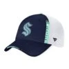 Seattle Kraken Fanatics Authentic Pro Draft Structured Trucker Hat -The Hockey Shop fanatics hats seattle kraken fanatics authentic pro draft structured trucker hat osfa 29395798655042