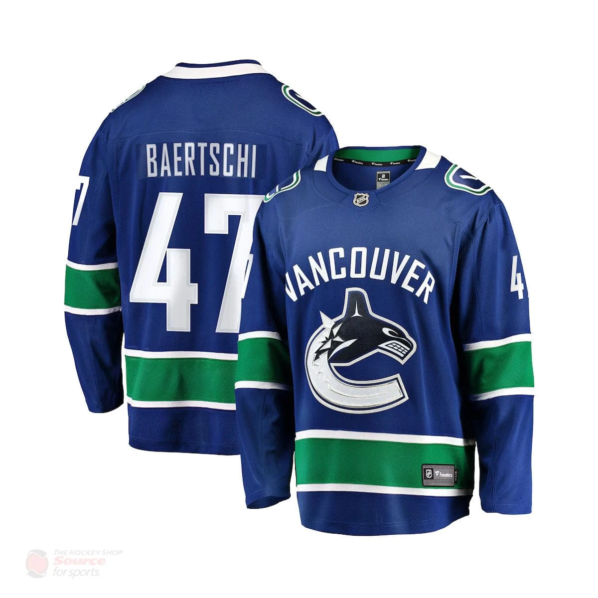Vancouver Canucks Home Fanatics Breakaway Senior Jersey (2018) - Sven Baertschi 3 Vancouver Canucks Home Fanatics Breakaway Senior Jersey (2018) - Sven Baertschi