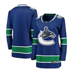 Vancouver Canucks Home Fanatics Premier Breakaway Womens Jersey