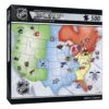 NHL Map Puzzle 1 NHL Map Puzzle -The Hockey Shop grosnor toys games nhl map puzzle 500 piece 30340599087170