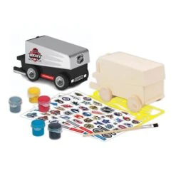 NHL Zamboni Wood Craft Paint Kit -The Hockey Shop grosnor toys games nhl zamboni wood craft paint kit nhl 30341827297346