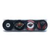 Minnesota Wild Inglasco NHL Logo Hockey Puck (4 Pack)