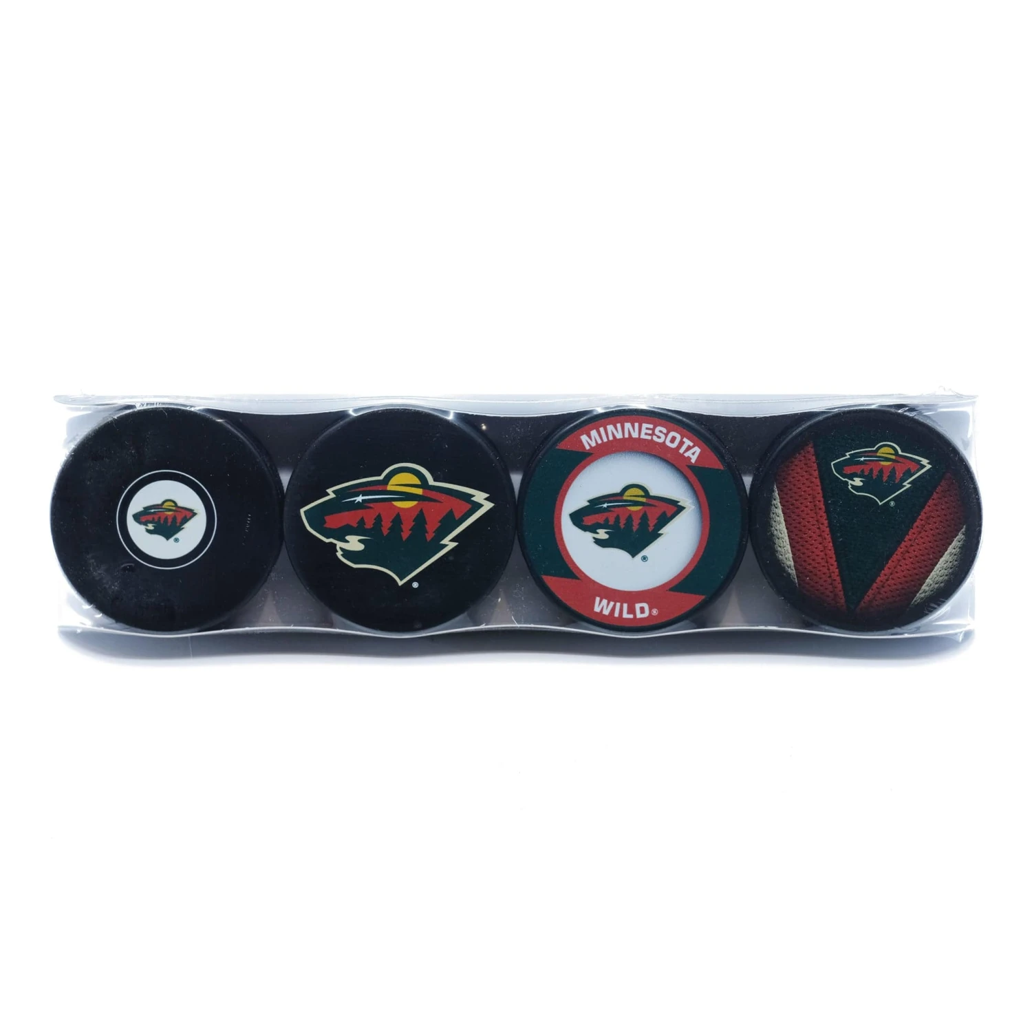 Minnesota Wild Inglasco NHL Logo Hockey Puck (4 Pack) 3 Minnesota Wild Inglasco NHL Logo Hockey Puck (4 Pack)