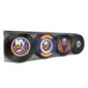 New York Islanders Inglasco NHL Logo Hockey Puck (4 Pack) -The Hockey Shop inglasco memorabilia new york islanders inglasco nhl logo hockey puck 4 pack black 29036799590466