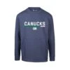 Vancouver Canucks Levelwear Alliance Cut Off Pullover Sweater -The Hockey Shop levelwear sweaters vancouver canucks levelwear alliance cut off pullover sweater navy s 28744471150658