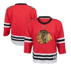 Chicago Blackhawks Home Outer Stuff Replica Toddler Jersey