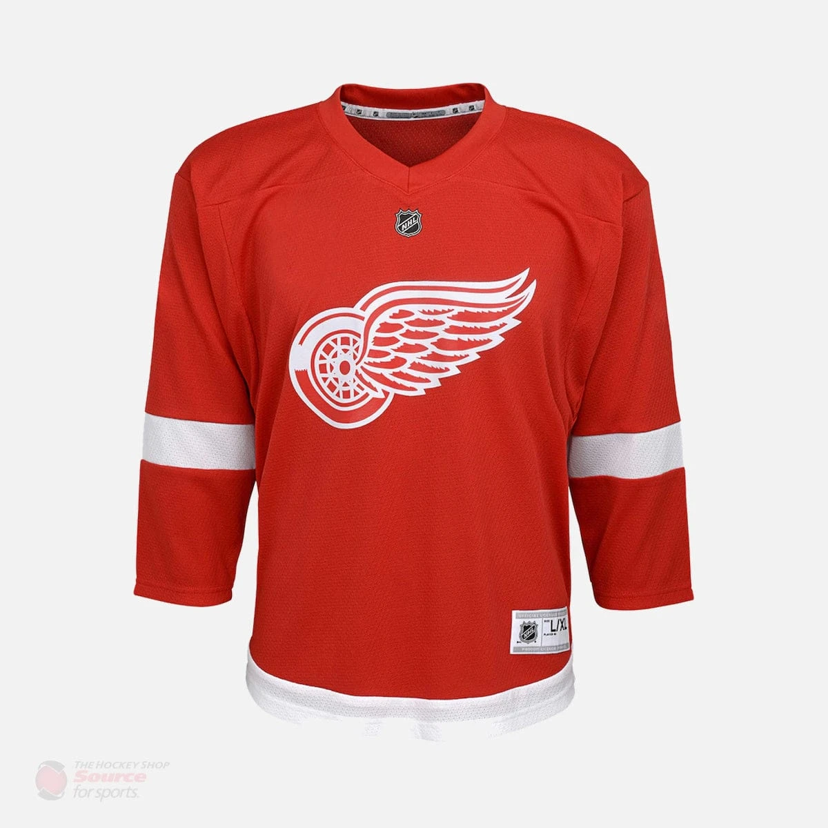 Detroit Red Wings Home Outer Stuff Replica Youth Jersey 4 Detroit Red Wings Home Outer Stuff Replica Youth Jersey - Image 2