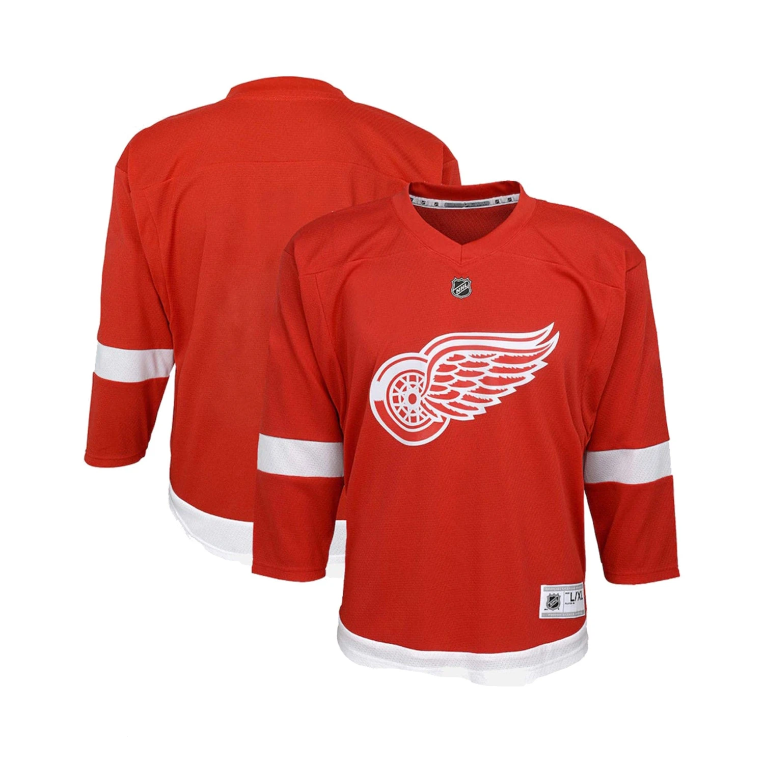 Detroit Red Wings Home Outer Stuff Replica Youth Jersey 3 Detroit Red Wings Home Outer Stuff Replica Youth Jersey