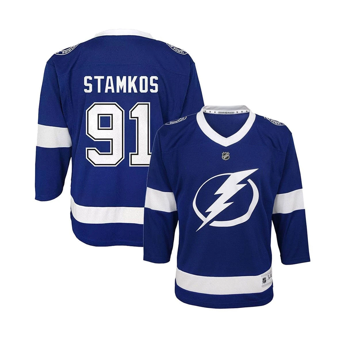 Tampa Bay Lightning Home Outer Stuff Replica Junior Jersey - Steven Stamkos 3 Tampa Bay Lightning Home Outer Stuff Replica Junior Jersey - Steven Stamkos
