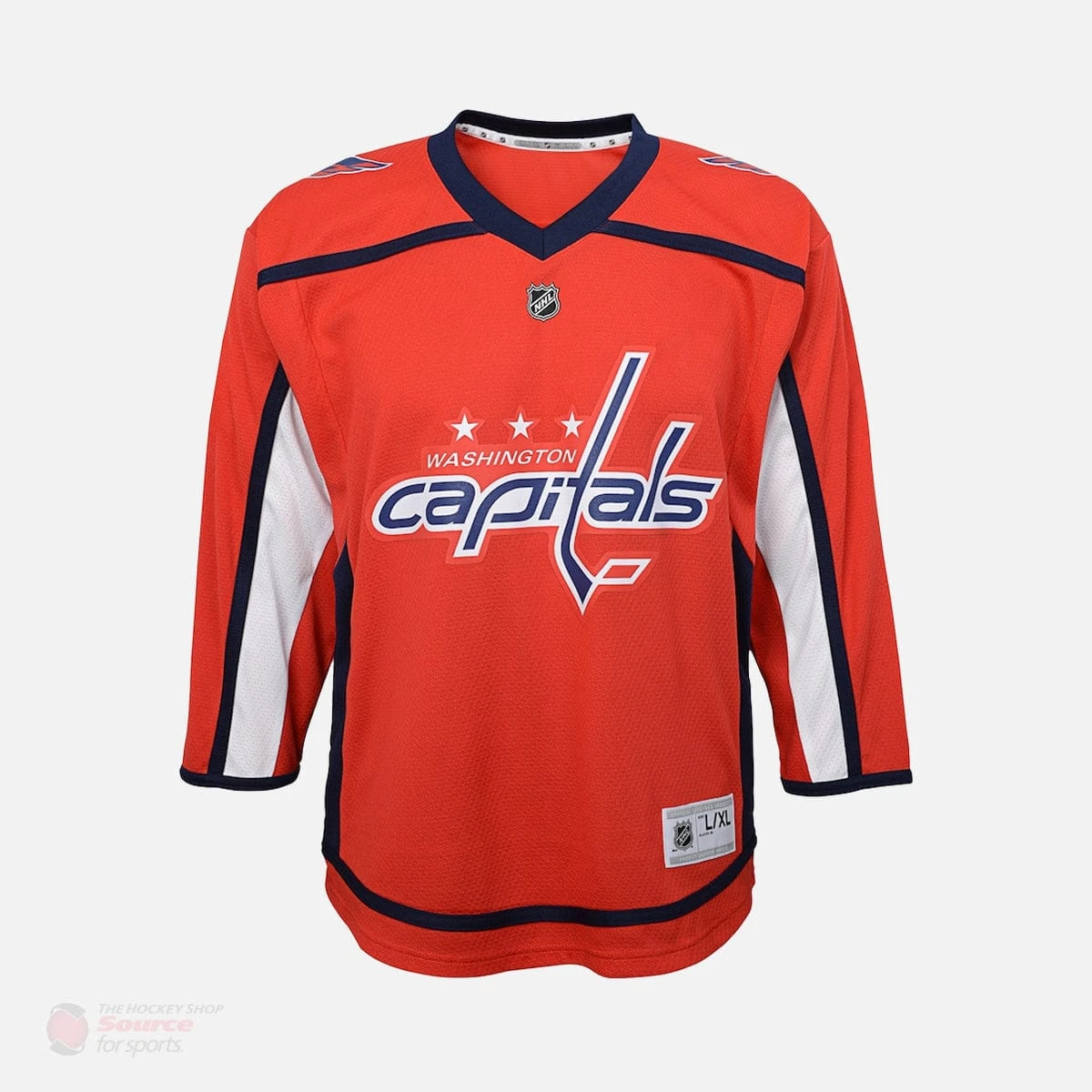Washington Capitals Home Outer Stuff Replica Junior Jersey 4 Washington Capitals Home Outer Stuff Replica Junior Jersey - Image 2