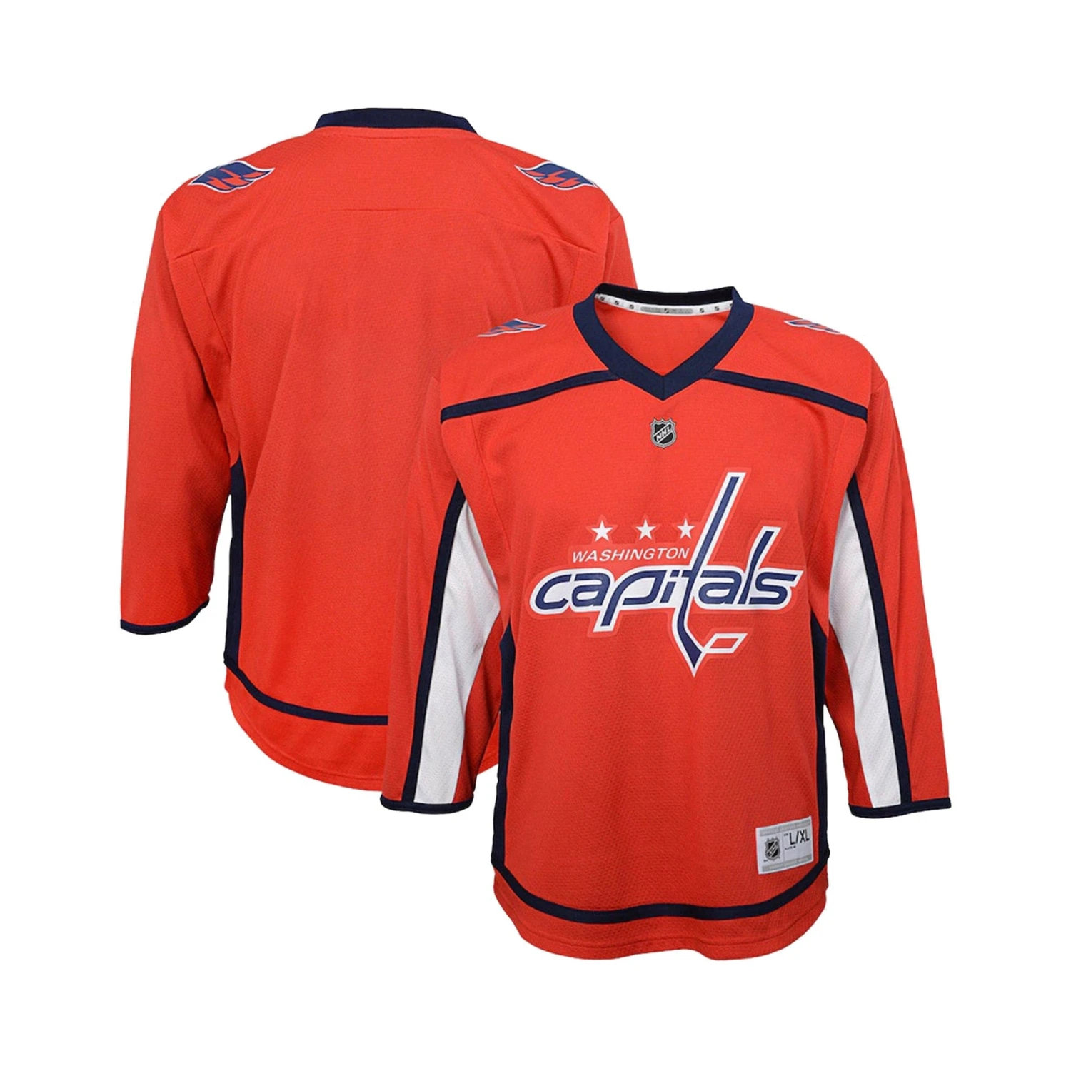 Washington Capitals Home Outer Stuff Replica Junior Jersey 3 Washington Capitals Home Outer Stuff Replica Junior Jersey