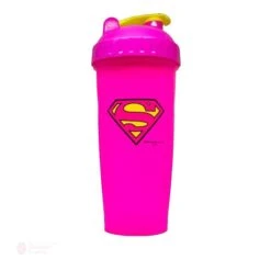 Performa PerfectShaker Superman Shaker Cup -The Hockey Shop performa water bottles performa perfectshaker superman shaker cup pink 800ml 28744424554562